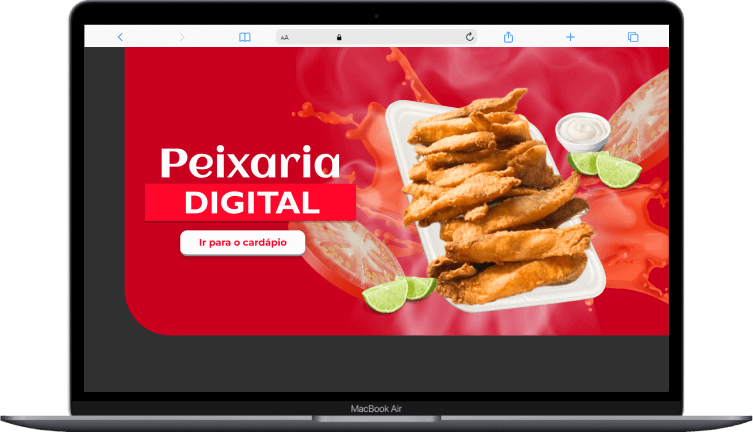 Imagem do site de um cliente